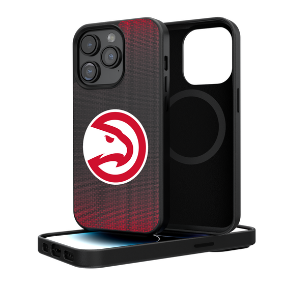 Atlanta Hawks Linen Magnetic Phone Case-0