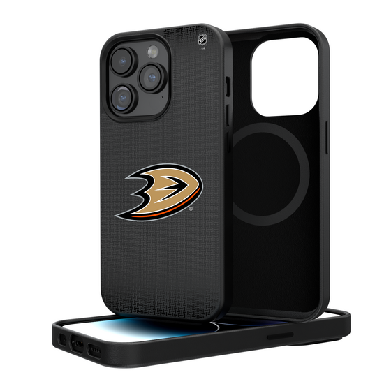 Anaheim Ducks Linen Magnetic Phone Case-0