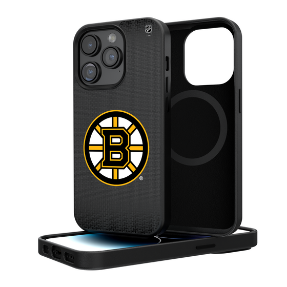 Boston Bruins Linen Magnetic Phone Case-0