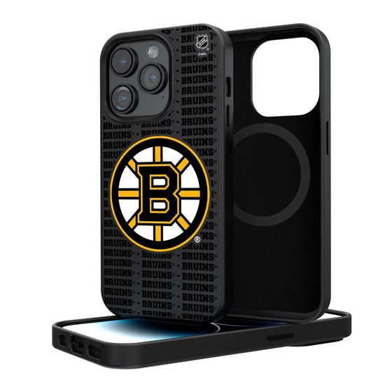 Boston Bruins Blackletter Magnetic Case-0