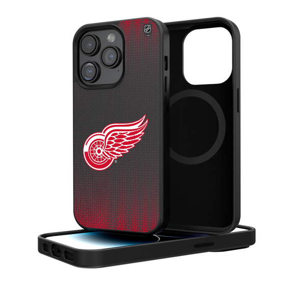 Detroit Red Wings Linen Magnetic Phone Case-0