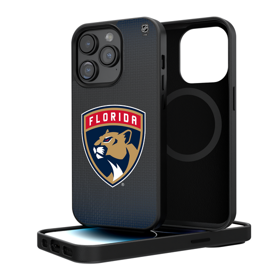 Florida Panthers Linen Magnetic Phone Case-0