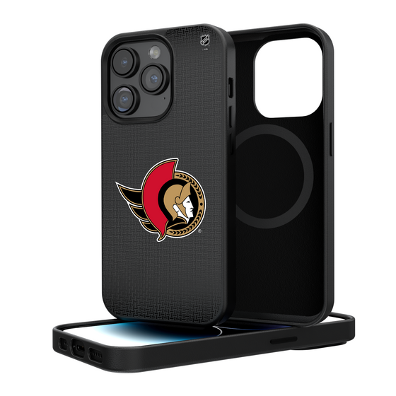 Ottawa Senators Linen Magnetic Phone Case-0