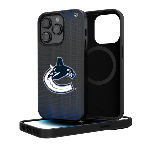 Vancouver Canucks Linen Magnetic Phone Case-0