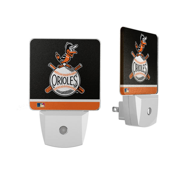 Baltimore Orioles 1954-1963 - Cooperstown Collection Stripe Night Light 2-Pack - 757 Sports Collectibles