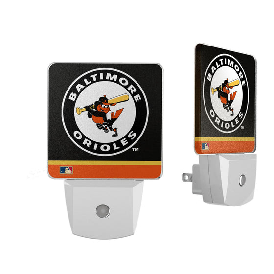 Baltimore Orioles 1966-1969 - Cooperstown Collection Stripe Night Light 2-Pack - 757 Sports Collectibles