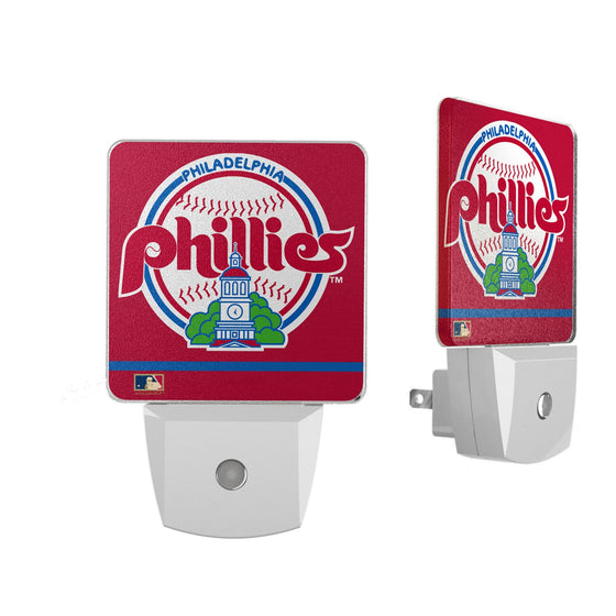 Philadelphia Phillies 1984-1991 - Cooperstown Collection Stripe Night Light 2-Pack - 757 Sports Collectibles