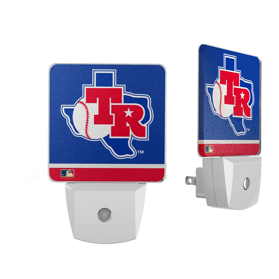 Texas Rangers 1981-1983 - Cooperstown Collection Stripe Night Light 2-Pack - 757 Sports Collectibles