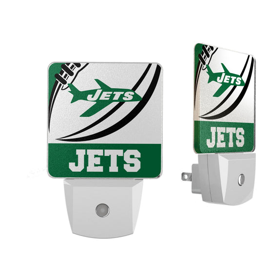 New York Jets 1963 Historic Collection Passtime Night Light 2-Pack - 757 Sports Collectibles