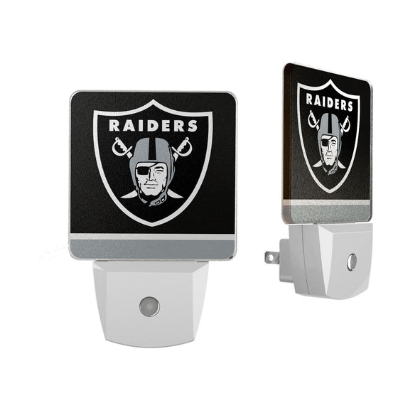 Oakland Raiders Stripe Night Light 2-Pack - 757 Sports Collectibles