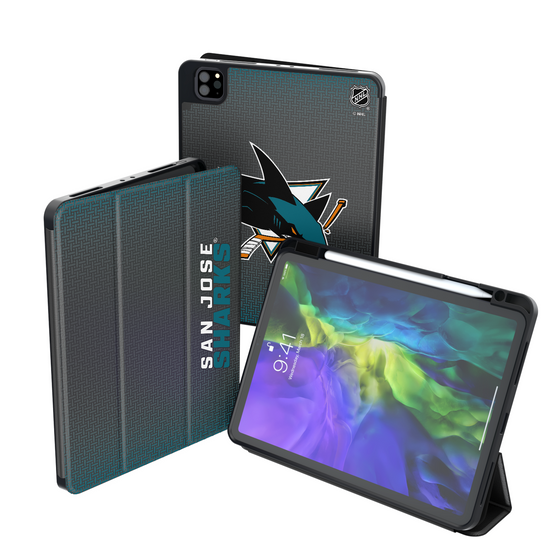 San Jose Sharks Linen Tablet Case-0