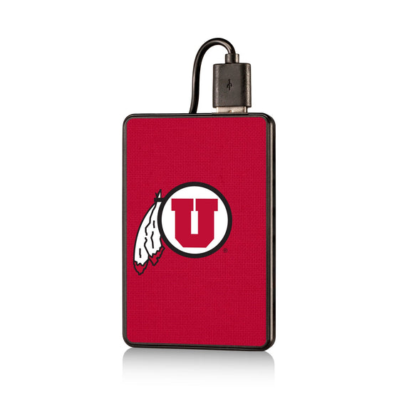 Utah Utes Solid 2500mAh Credit Card Powerbank-0