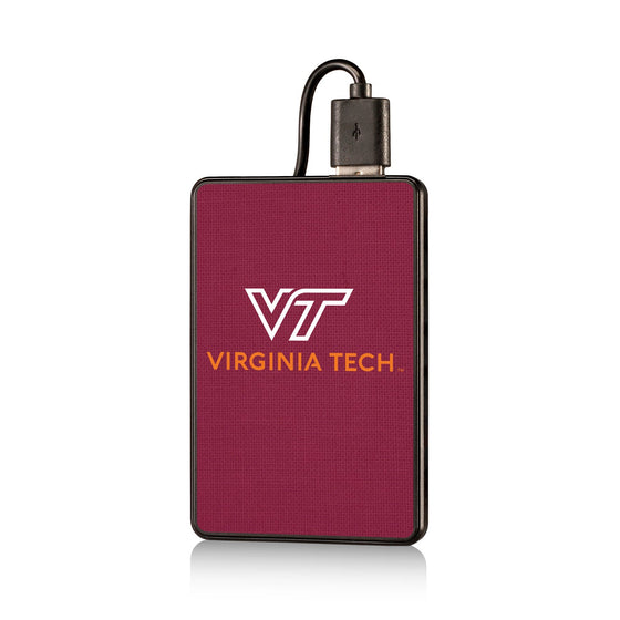 Virginia Tech Hokies Solid 2200mAh Credit Card Powerbank-0