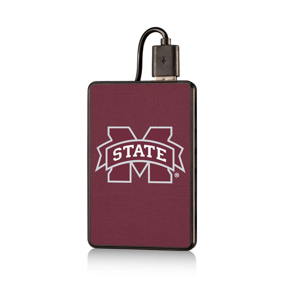 Mississippi State Bulldogs Solid 2200mAh Credit Card Powerbank-0