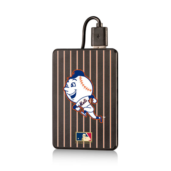 New York Mets 2014 - Cooperstown Collection Pinstripe 2200mAh Credit Card Powerbank - 757 Sports Collectibles