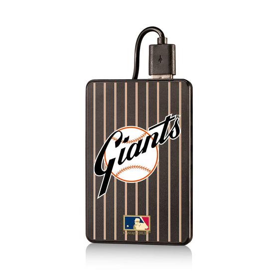 San Francisco Giants 1958-1967 - Cooperstown Collection Pinstripe 2200mAh Credit Card Powerbank - 757 Sports Collectibles
