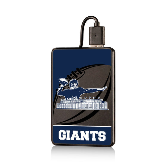 New York Giants 1960-1966 Historic Collection Passtime 2500mAh Credit Card Powerbank - 757 Sports Collectibles