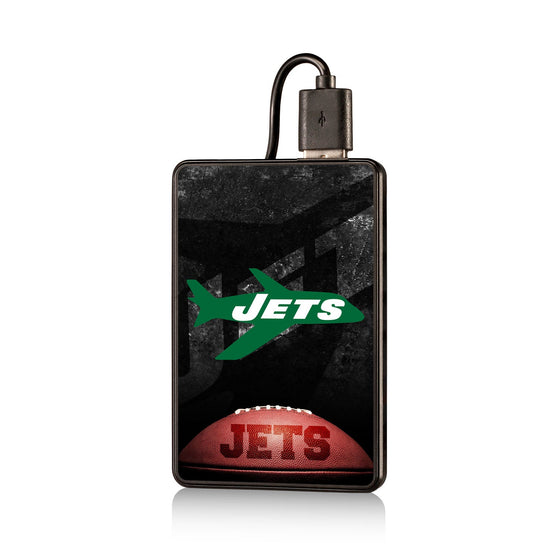 New York Jets 1963 Historic Collection Legendary 2500mAh Credit Card Powerbank - 757 Sports Collectibles
