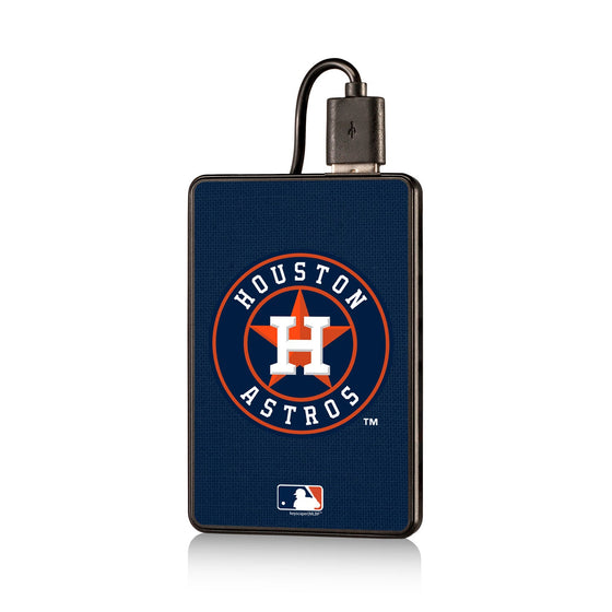 Houston Astros Astros Solid 2200mAh Credit Card Powerbank - 757 Sports Collectibles