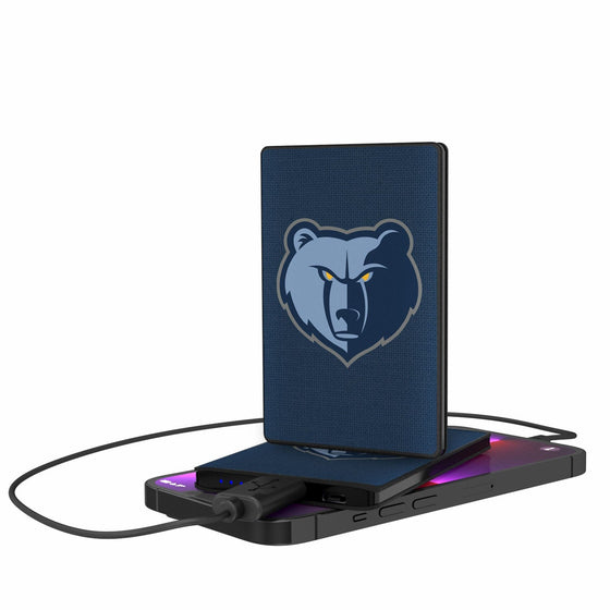 Memphis Grizzlies Solid 2500mAh Credit Card Powerbank-0