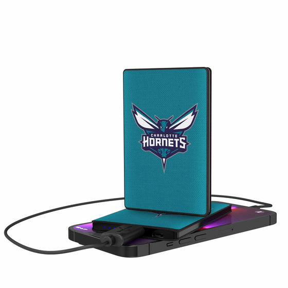 Charlotte Hornets Solid 2500mAh Credit Card Powerbank-0
