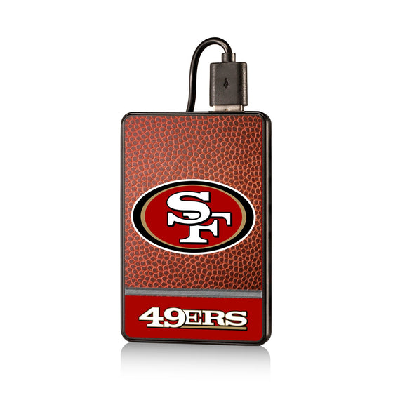 San Francisco 49ers Football Wordmark 2200mAh Credit Card Powerbank - 757 Sports Collectibles