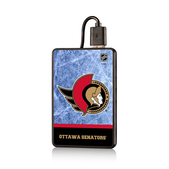Ottawa Senators Ice Wordmark 2500mAh Credit Card Powerbank-0