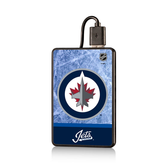 Winnipeg Jets Ice Wordmark 2500mAh Credit Card Powerbank-0
