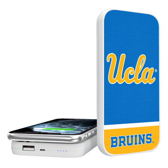 UCLA Bruins Solid Wordmark 5000mAh Portable Wireless Charger-0