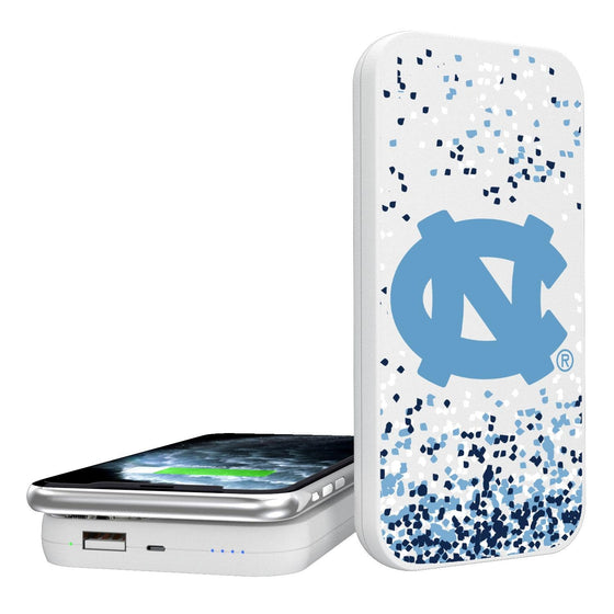 North Carolina Tar Heels Confetti 5000mAh Portable Wireless Charger-0