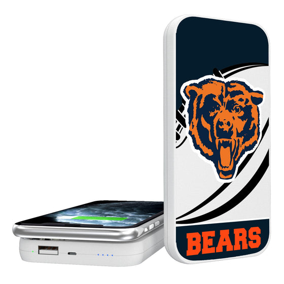 Chicago Bears 1946 Historic Collection Passtime 5000mAh Portable Wireless Charger - 757 Sports Collectibles