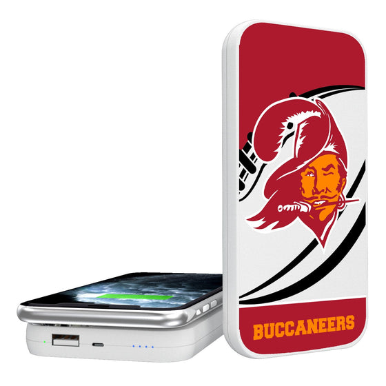 Tampa Bay Buccaneers Passtime 5000mAh Portable Wireless Charger - 757 Sports Collectibles