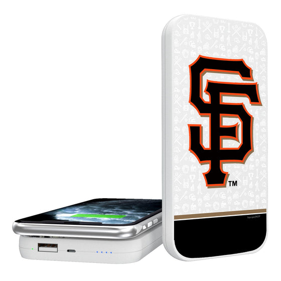 San Francisco Giants Memories 5000mAh Portable Wireless Charger - 757 Sports Collectibles