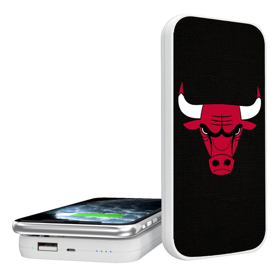 Chicago Bulls Solid 5000mAh Portable Wireless Charger-0
