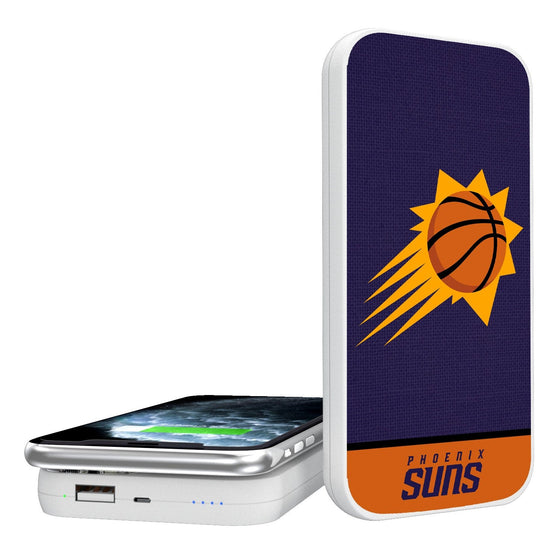Phoenix Suns Solid Wordmark 5000mAh Portable Wireless Charger-0