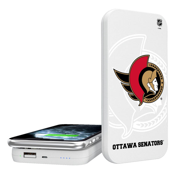 Ottawa Senators Tilt 5000mAh Portable Wireless Charger-0
