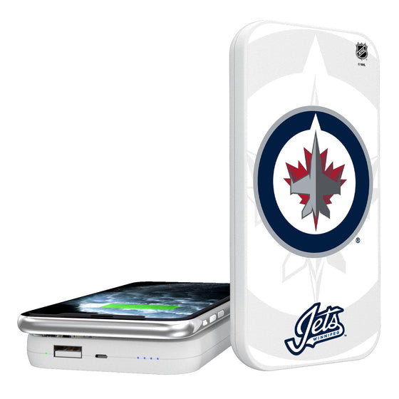 Winnipeg Jets Tilt 5000mAh Portable Wireless Charger-0