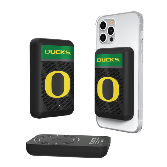Oregon Ducks Endzone Plus 5000mAh Magnetic Wireless Charger-0