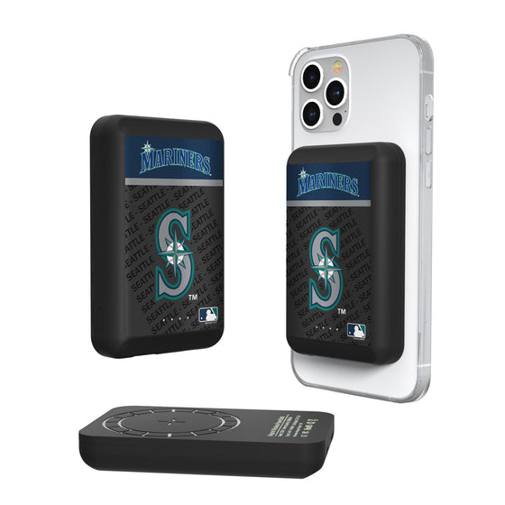 Seattle Mariners Endzone Plus 5000mAh Magnetic Wireless Charger - 757 Sports Collectibles
