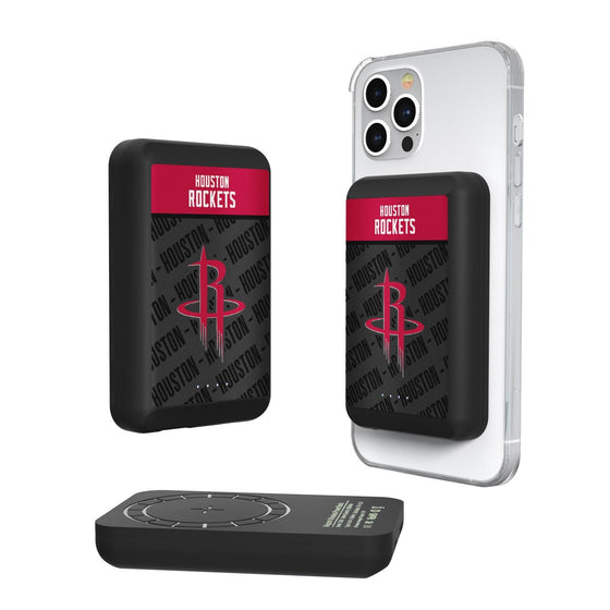 Houston Rockets Endzone Plus Wireless Mag Power Bank-0