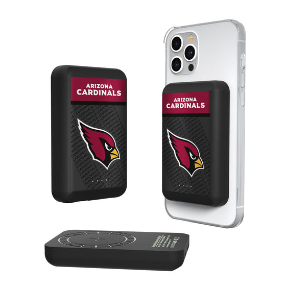 Arizona Cardinals Endzone Plus 5000mAh Magnetic Wireless Charger - 757 Sports Collectibles
