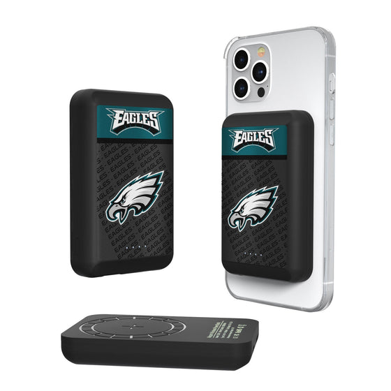 Philadelphia Eagles Endzone Plus 5000mAh Magnetic Wireless Charger - 757 Sports Collectibles