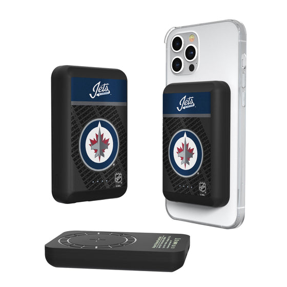 Winnipeg Jets Endzone Plus 5000mAh Magnetic Wireless Charger-0