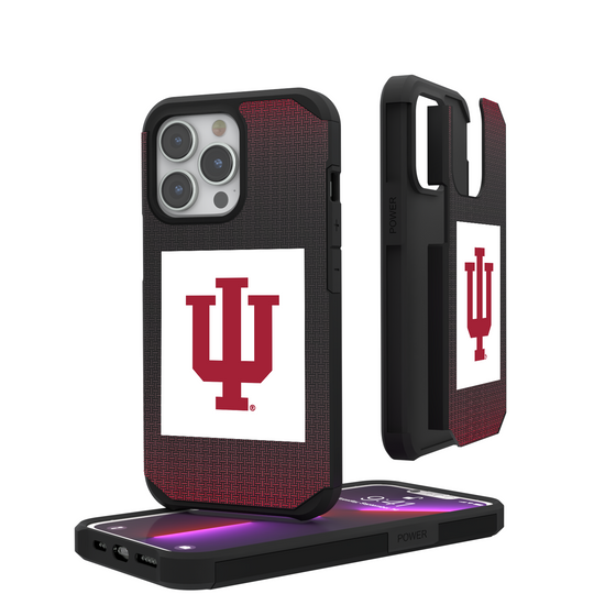 Indiana Hoosiers Linen Rugged Phone Case-0