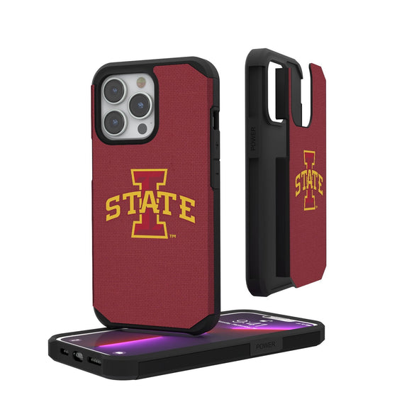 Iowa State Cyclones Solid Rugged Case-0