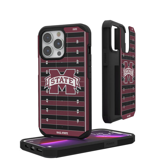 Mississippi State Bulldogs Football Field Rugged Case-0
