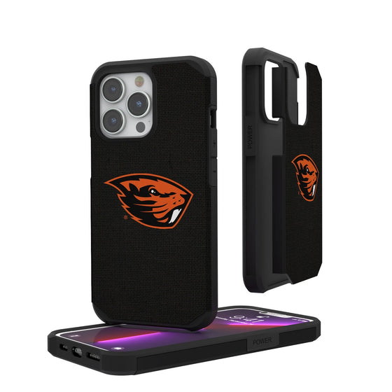 Oregon State Beavers Solid Rugged Case-0