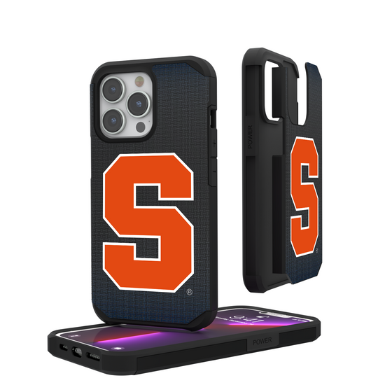Syracuse Orange Linen Rugged Phone Case-0