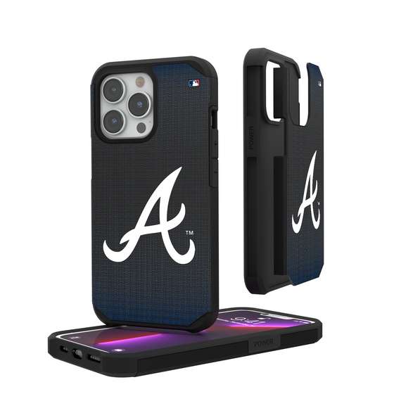 Atlanta Braves Linen Rugged Phone Case-0