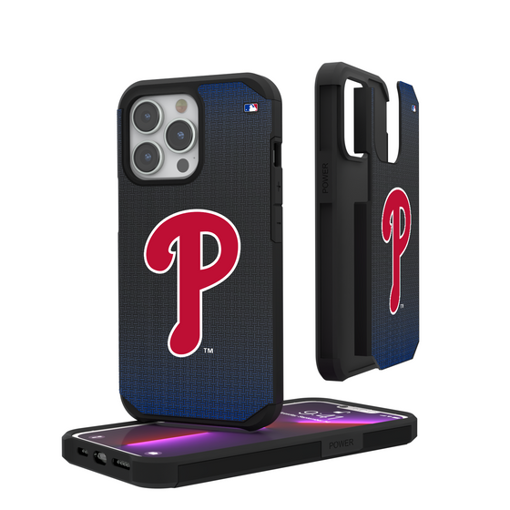 Philadelphia Phillies Linen Rugged Phone Case-0